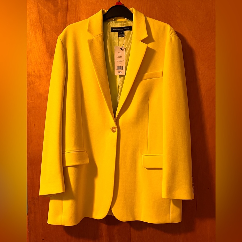French Connection Adisa Sundae Suiting Boyfriend Jacket